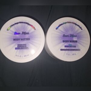 Bliss Body Butter and Scrub Set - Purple